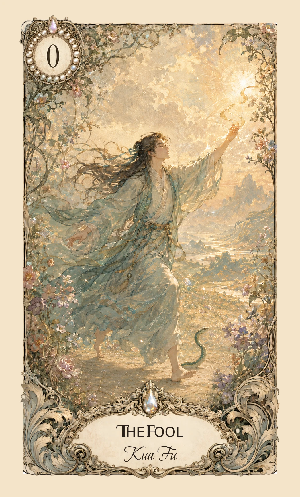 Mountains and Seas Legends Tarot | Digital Major Arcana product preview